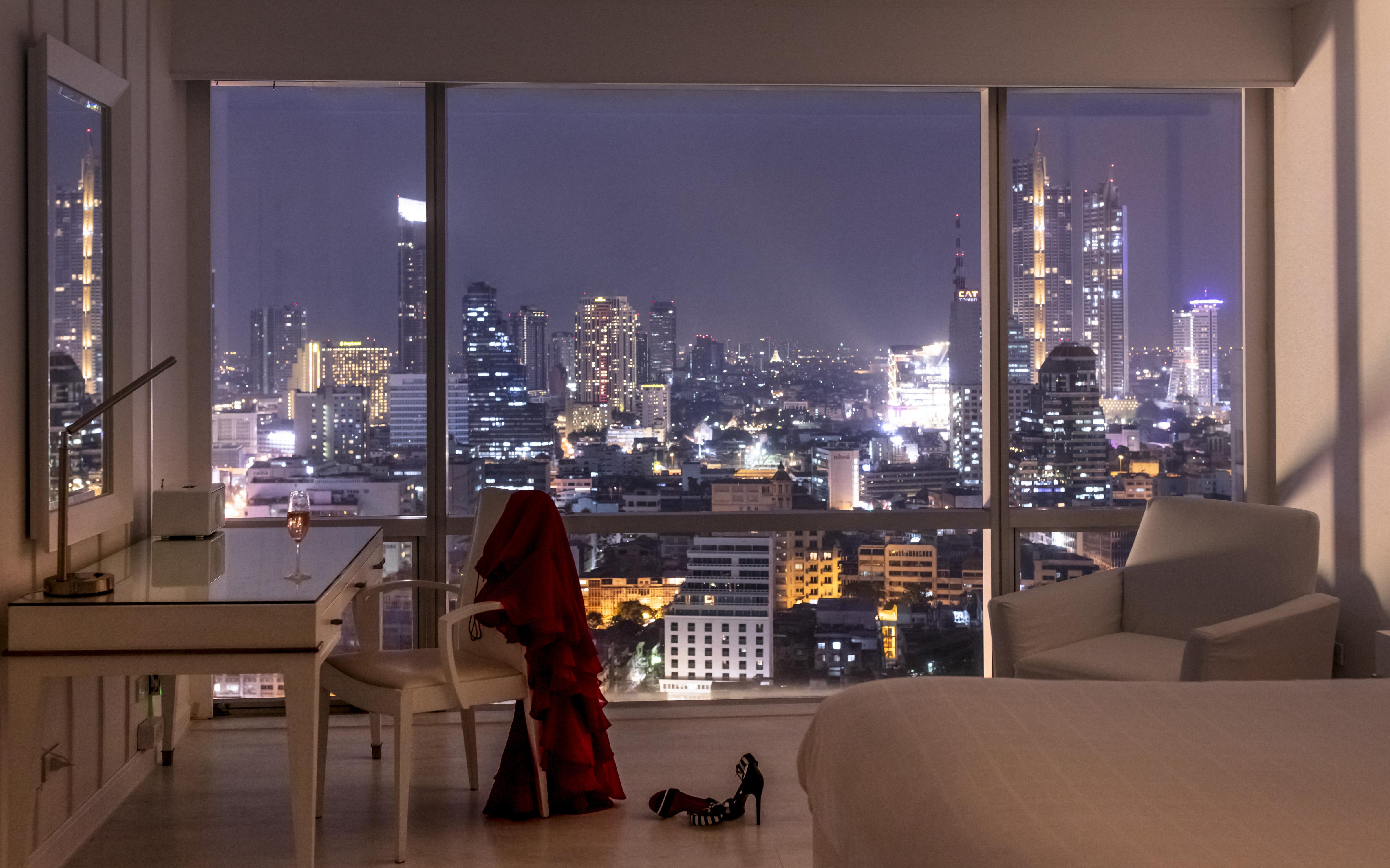 풀맨 방콕 호텔 G 외부 사진 View from a condominium in Bangkok