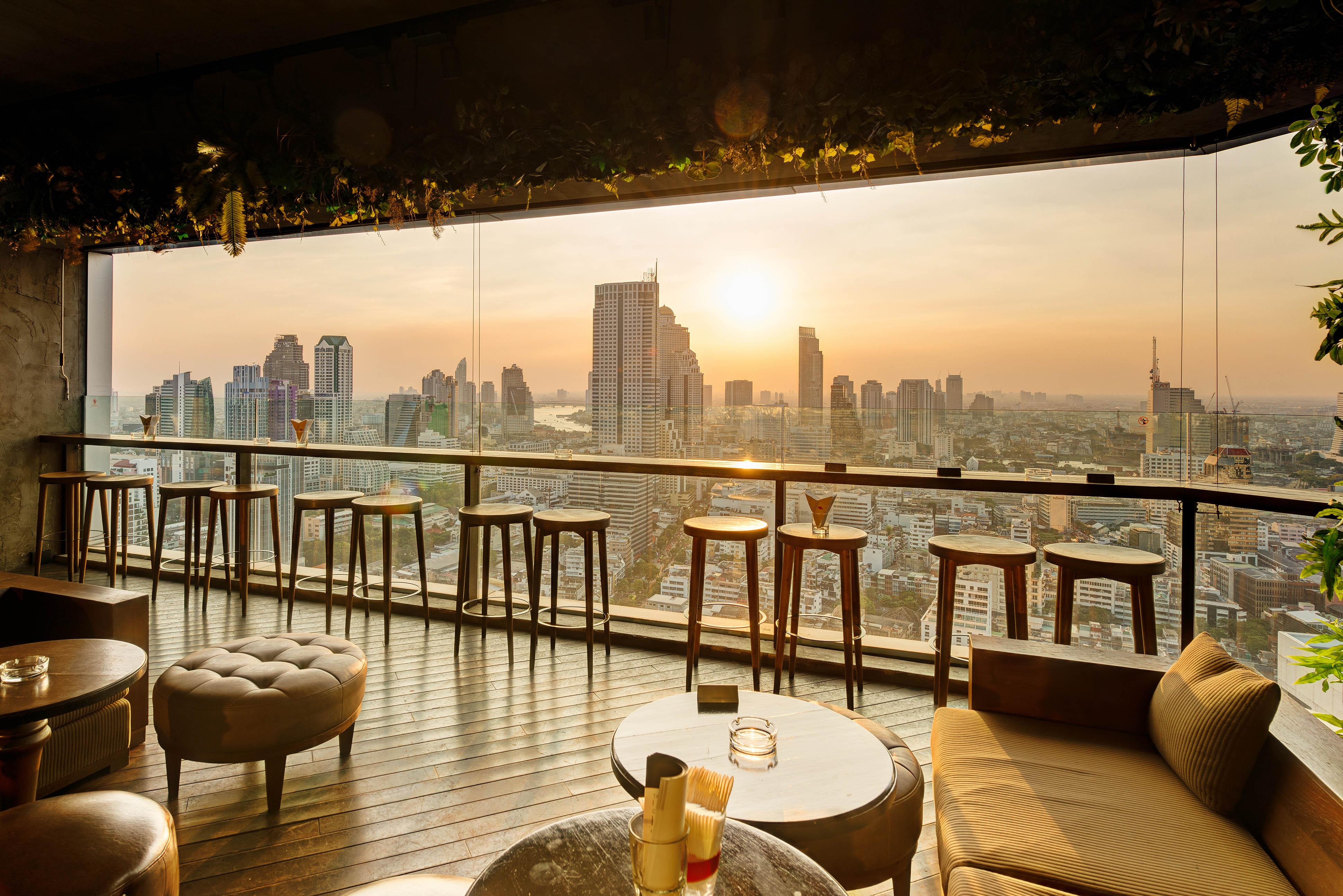 풀맨 방콕 호텔 G 외부 사진 View from the bar