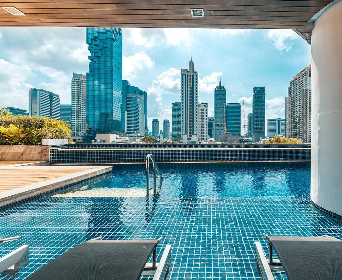 풀맨 방콕 호텔 G 외부 사진 View from the rooftop pool